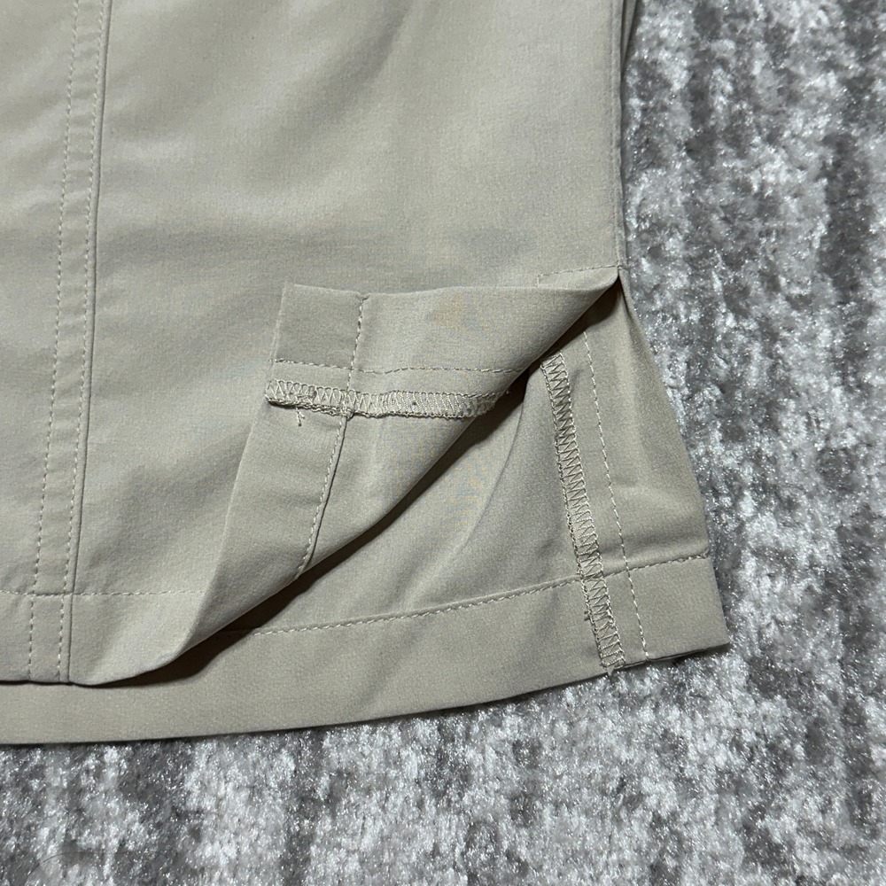 Chico's Zenergy Golf Skort Women Size XL Tan Khaki Excellent Stretch Pockets - Picture 7 of 13